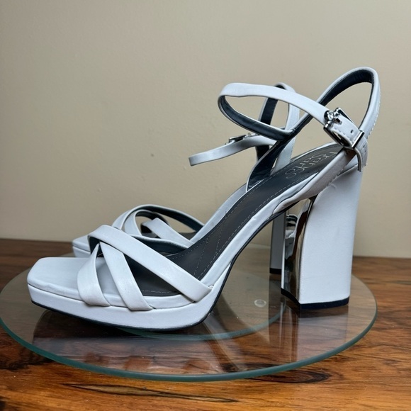 Franco Sarto Damilis Platform Sandal in Stone - Picture 2 of 15